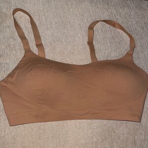 Aerie Smoothies Tan Wireless Bra